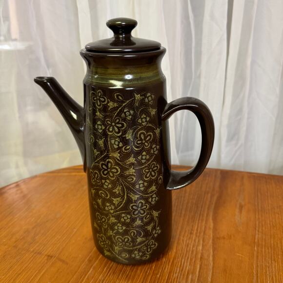 Vintage Franciscan Madeira Pottery/Earthenware Coffee Pot Pitcher - Picture 3 of 10